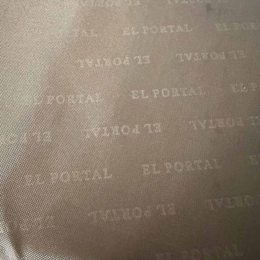 El Portal Tan Leather Bag/Lap Top Holder